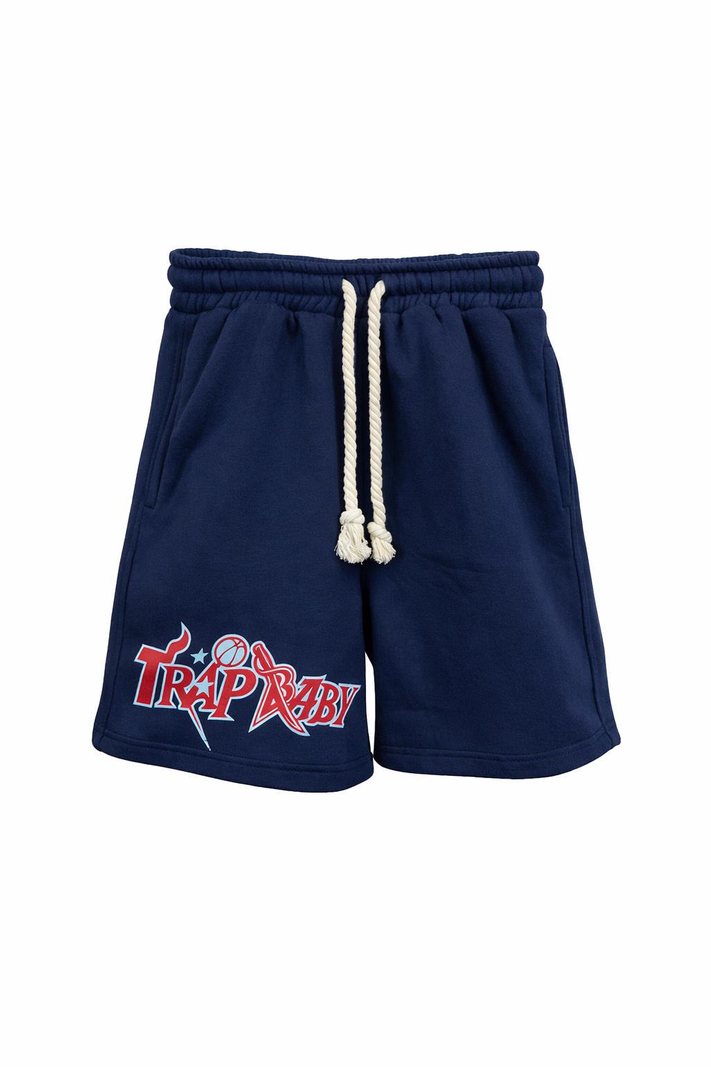 Kurzer Jogger-Set Blau