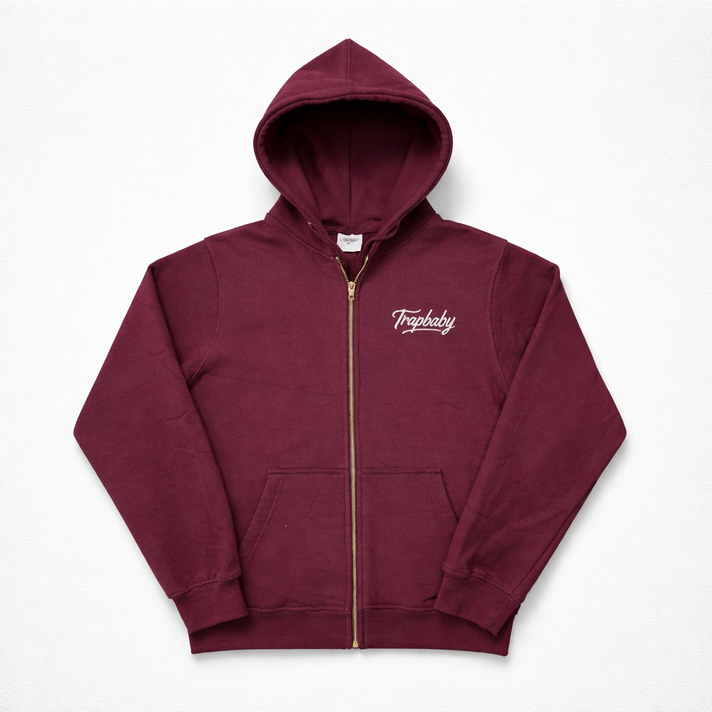 Zipper Trackie Set bordeauxrot