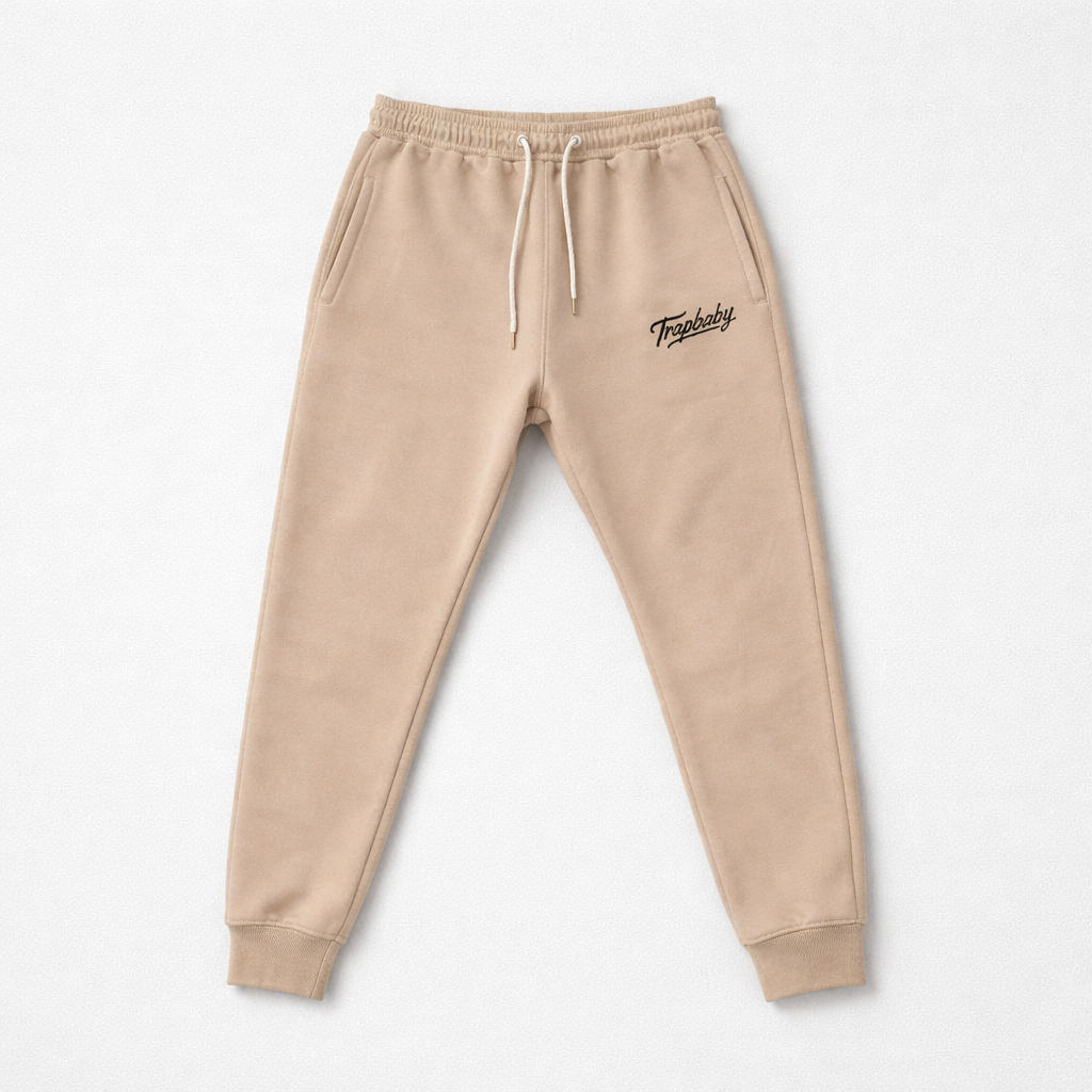 Zipper Trackie Set beige