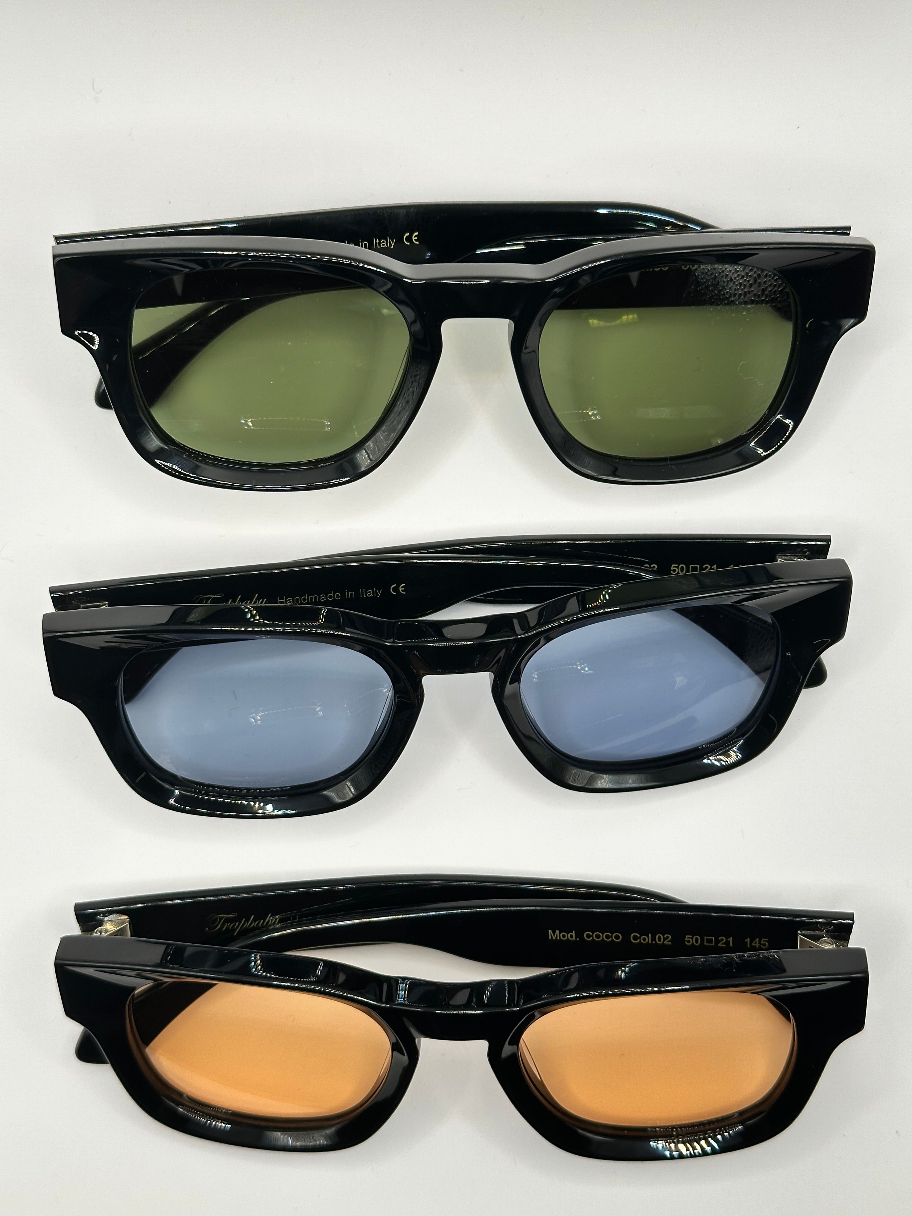 Coco Noir Collection 2er-Bundle – Trapbaby Premium Sonnenbrillen | Handgefertigt in Italien