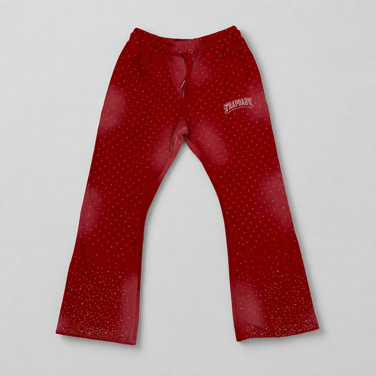 Hose Rhinestone rot
