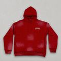 Rhinestone Hoodie Rot