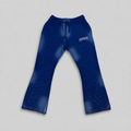 Hose Rhinestone blau