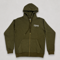 Basic Zipper Hoodie Olivegreen