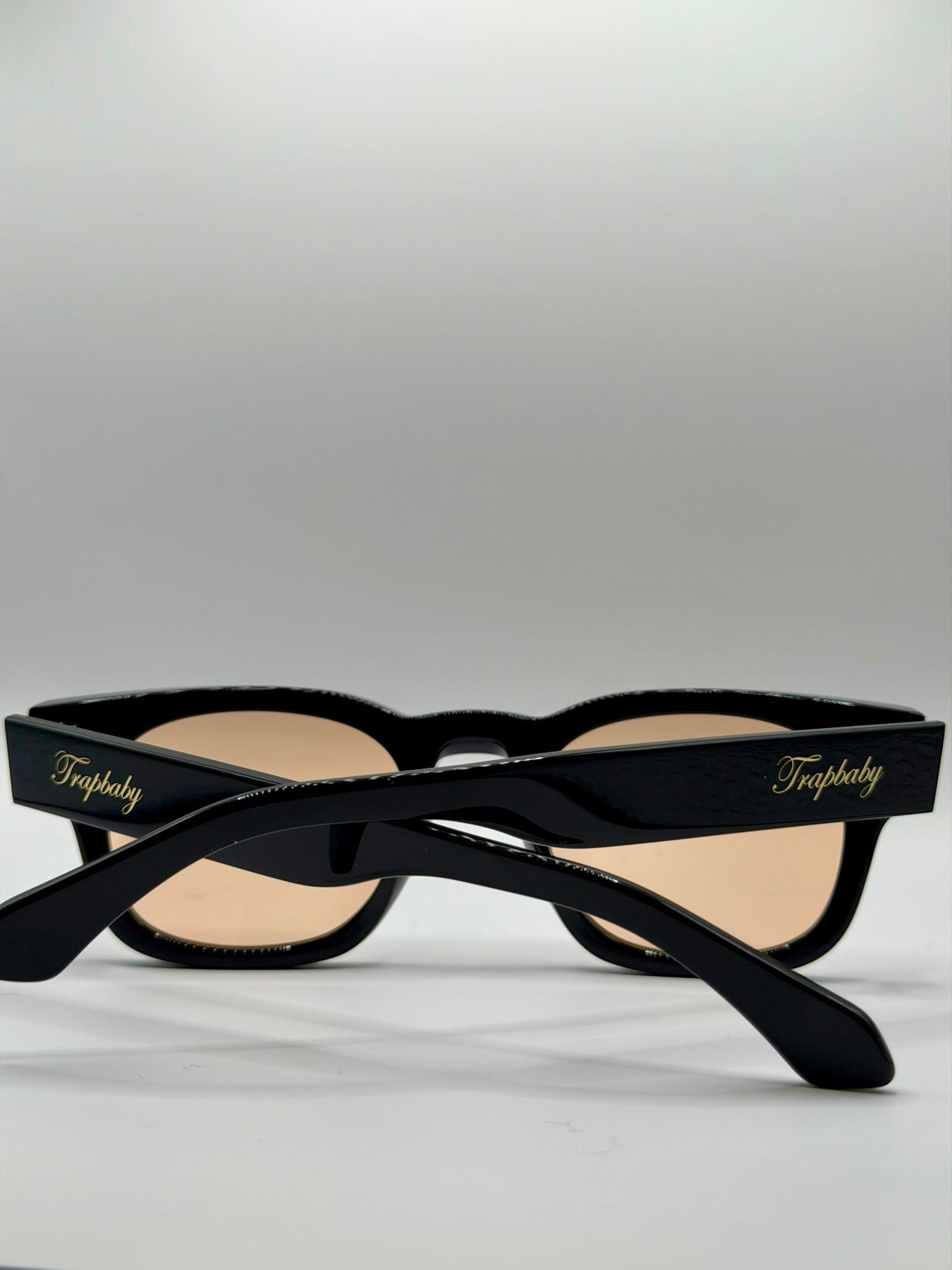 Coco Noir Collection Sunset Orange – Trapbaby Premium Sonnenbrille | Handgefertigt in Italien